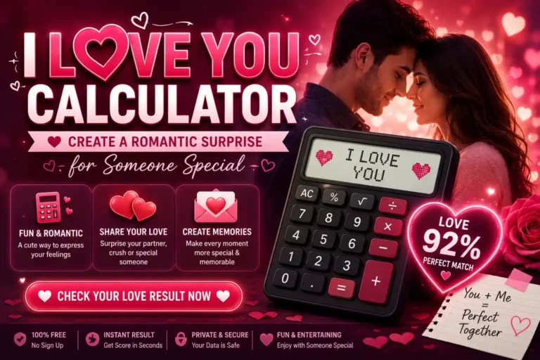 I Love You Calculator