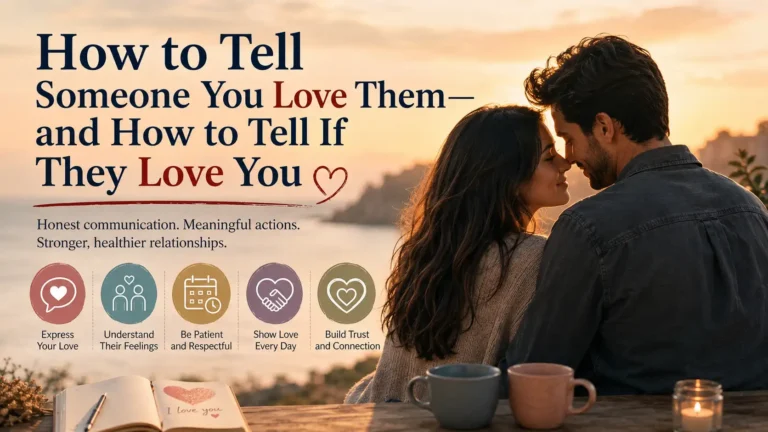 How to Tell Someone You Love Them
