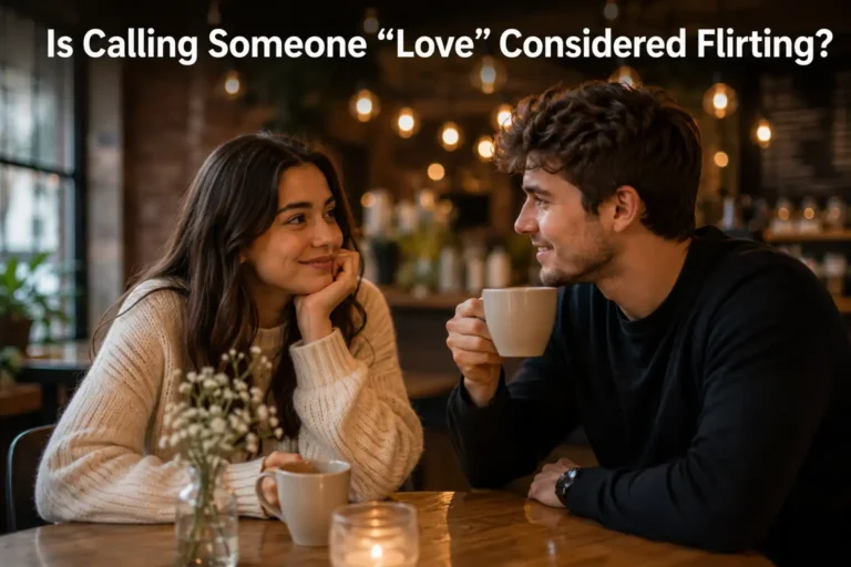 Is Calling Someone "Love" Considered Flirting