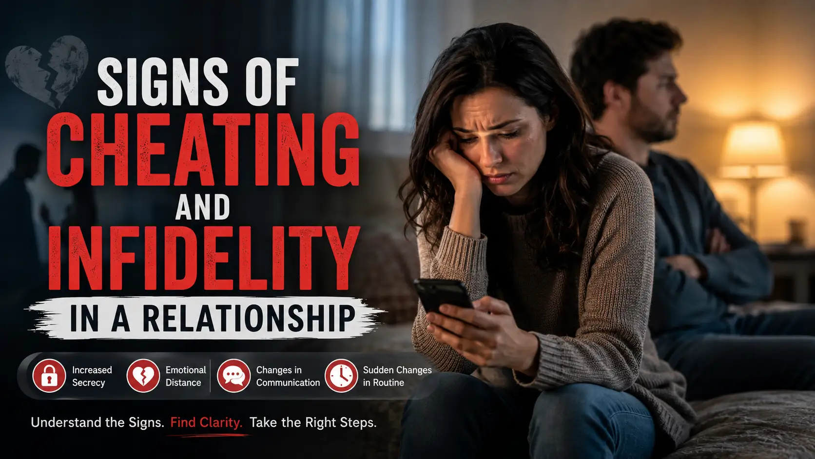 Signs of Cheating and Infidelity in a Relationship
